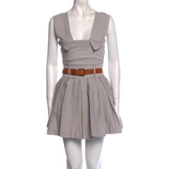 Preen Line square neckline mini dress - Picture 1 of 3